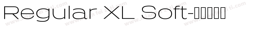 Regular XL Soft字体转换
